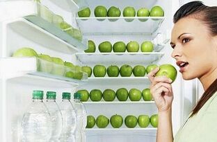 зелени ябълки и вода за отслабване с 10 кг на месец