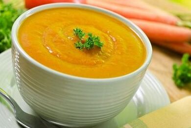 супа от зеленчуково пюре при гастрит